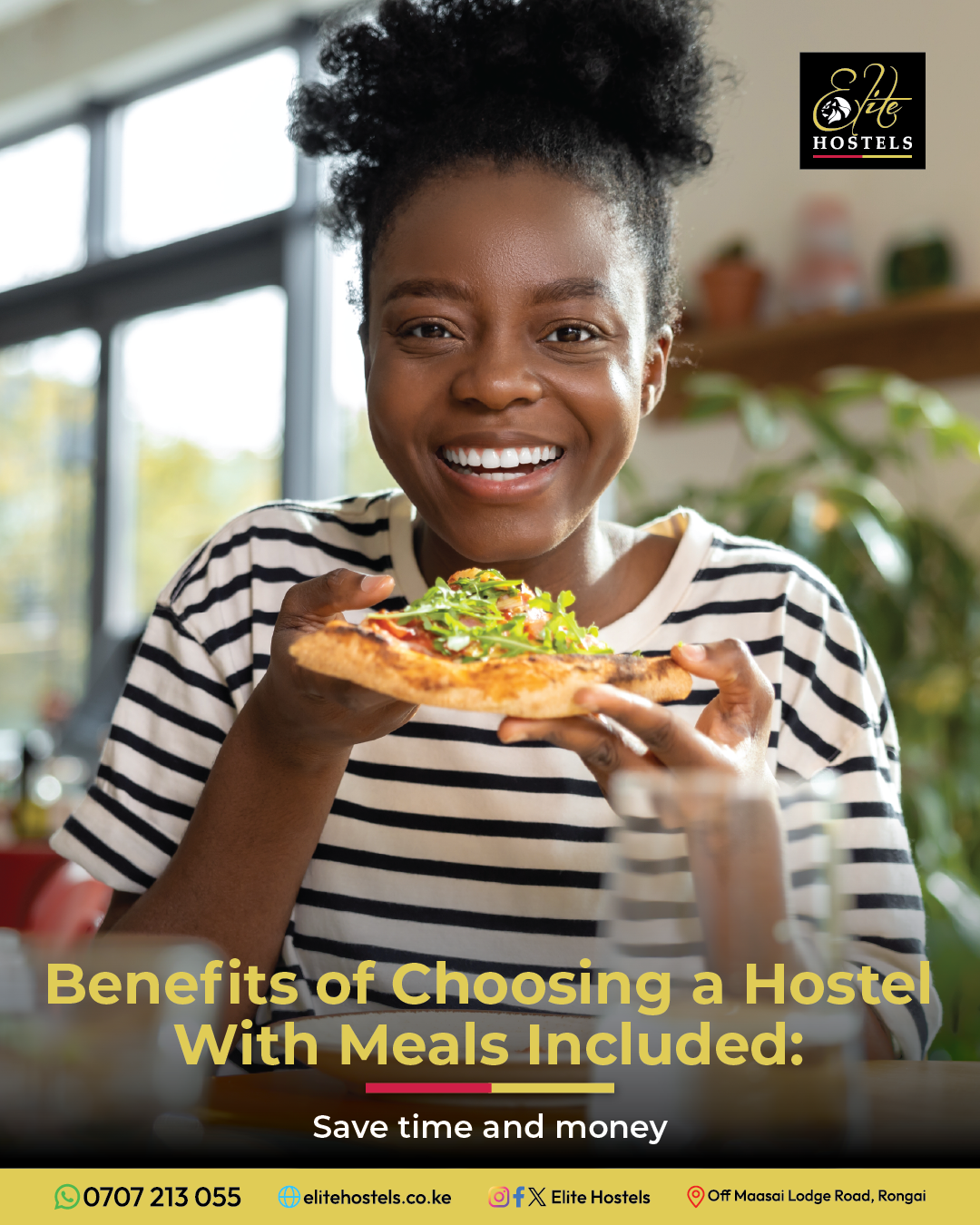 hostel with meals