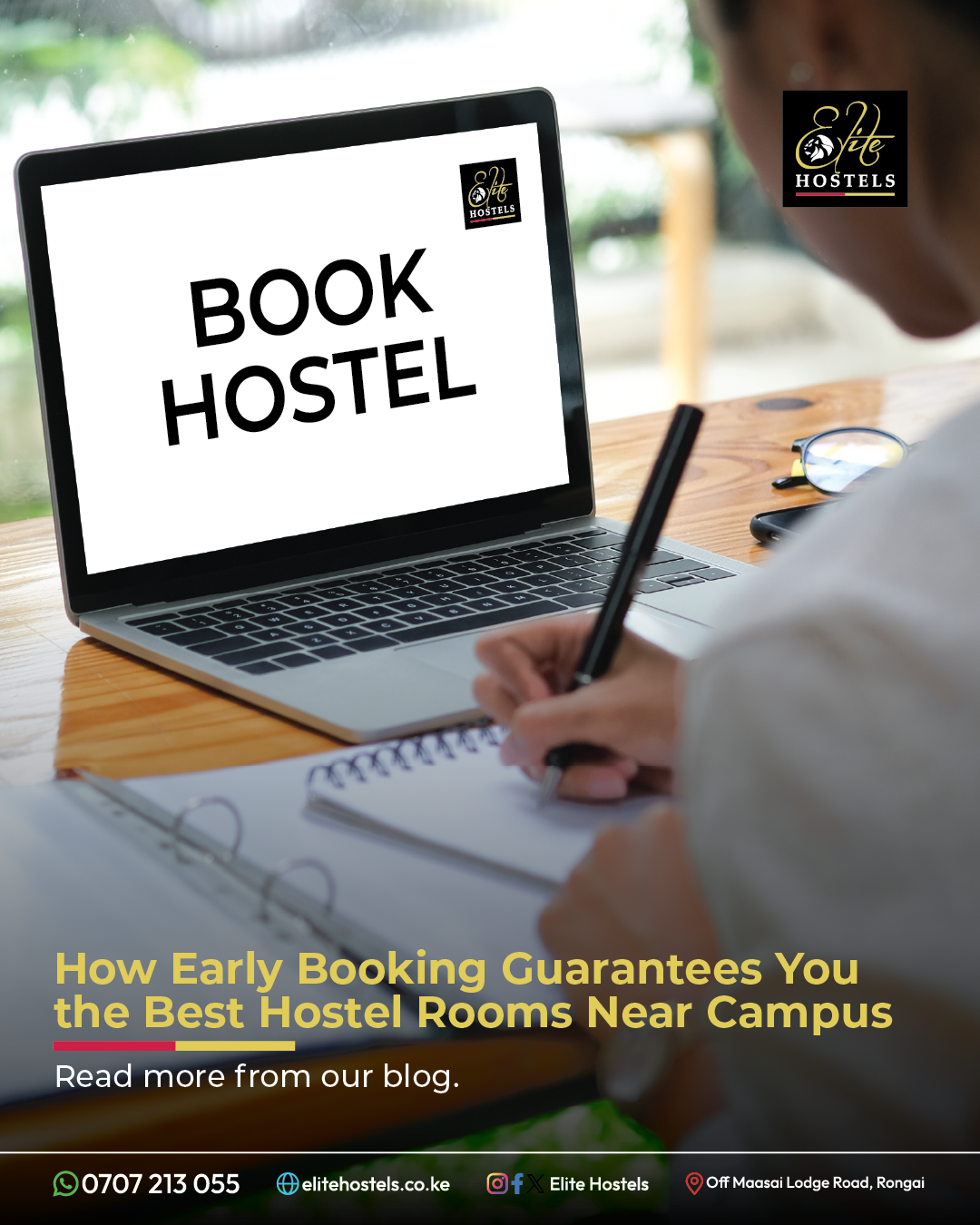 student booking hostel